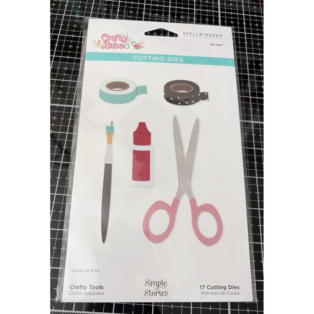 Spellbinders Crafty Babe Crafty Tools Cutting Dies S4-1467 Simple Stories New!